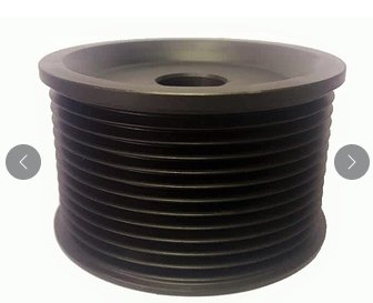POLIA ALTERNADOR (12PK - 12 VIAS)  CATERPILLAR ESCAVADEIRA 320B/320C/320D - C-1072 - autopeca CINAP da ITAPIR