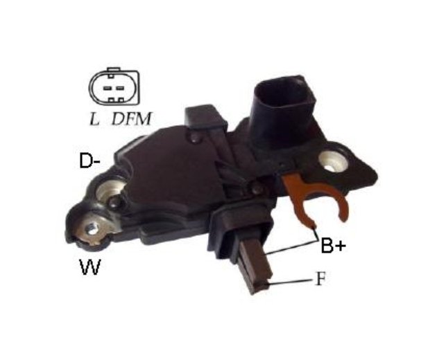 REGULADOR VOLTAGEM 12V  MB E320 >2002/CSL 5.5 AMG 2006 - IK-5331 - autopeca IKRO da ITAPIR