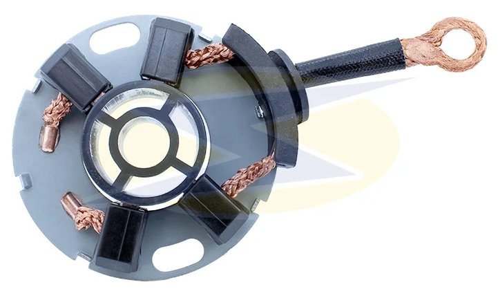 ** SUPORTE 04 ESCOVAS MOTOR PARTIDA  CLARK C30/EMPILHADEIRA/VW GOLF II 1.8/PASSAT 1.8 2.0  - UF- 1.393/4 - autopeca UNIFAP da ITAPIR