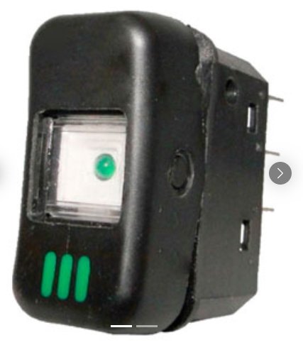 INTERRUPTOR TECLA 12V  PARADISO GV/SENIOR MIDI/SENIOR URBANO/TORINO GVI/VIAGGIO GV/VOLARE A5/VOLARE AVI/VOLARE AVII/VOLARE DW9/VOLARE V5 - IM-11600 - autopeca MARILIA da ITAPIR